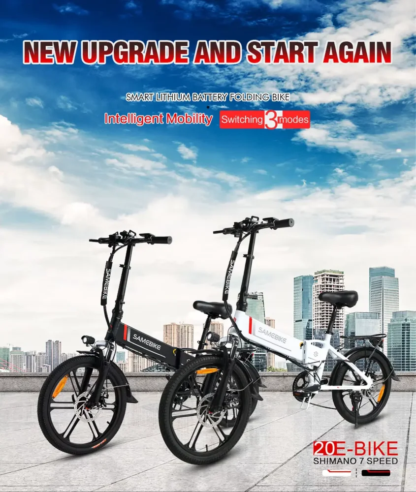 SAMEBIKE 20LVXD30: Cenově dostupný skládací e-bike pro každodenní cesty