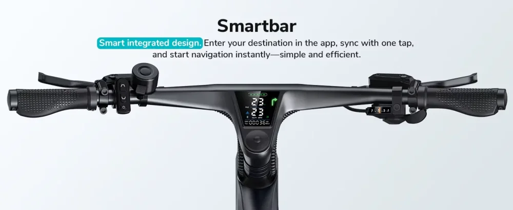 ENGWE N1 Pro – detail displeje a kokpitu